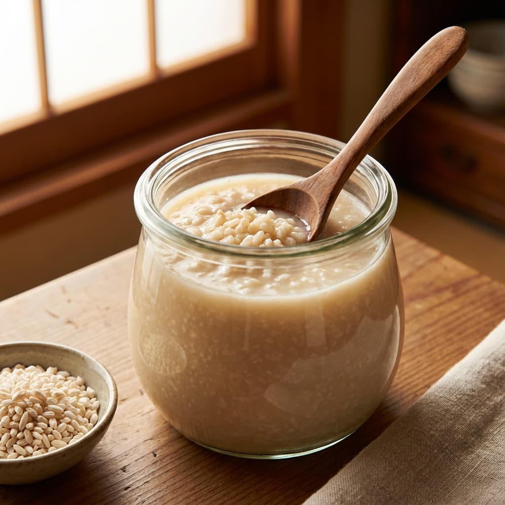 玄米甘酒のやさしい甘み